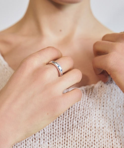 TEN.(テン)の「【新作】SILVER925 ポルカリング (シンセティックサファイア)(リング・レディース・シルバー・#9/#11/#13/#15/#7)」の5枚目の写真