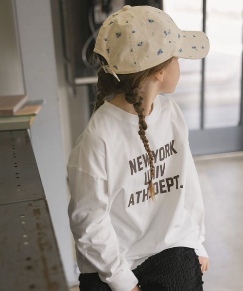 GLOBAL WORK（グローバルワーク）の「ヘビロッTEEプリント長袖/637852（Tシャツ/カットソー・キッズ・ホワイト系その他/ライトグレー/ホワイト/ブラック/ネイビー・150cm/130cm/140cm/160cm）」の2枚目の写真