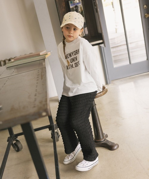 GLOBAL WORK（グローバルワーク）の「ヘビロッTEEプリント長袖/637852（Tシャツ/カットソー・キッズ・ホワイト系その他/ライトグレー/ホワイト/ブラック/ネイビー・150cm/130cm/140cm/160cm）」の7枚目の写真