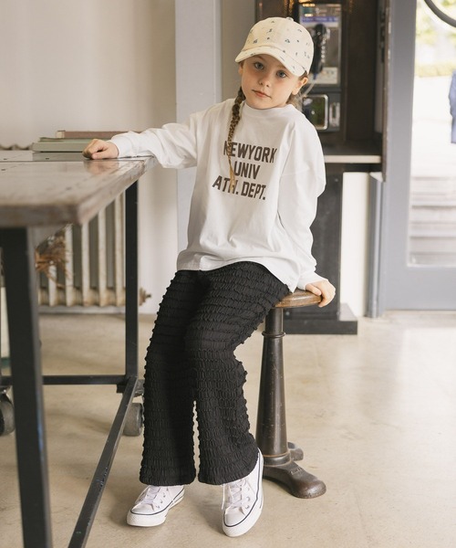 GLOBAL WORK（グローバルワーク）の「ヘビロッTEEプリント長袖/637852（Tシャツ/カットソー・キッズ・ホワイト系その他/ライトグレー/ホワイト/ブラック/ネイビー・150cm/130cm/140cm/160cm）」の8枚目の写真