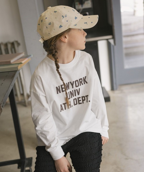 GLOBAL WORK（グローバルワーク）の「ヘビロッTEEプリント長袖/637852（Tシャツ/カットソー・キッズ・ホワイト系その他/ライトグレー/ホワイト/ブラック/ネイビー・150cm/130cm/140cm/160cm）」の9枚目の写真