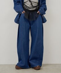 WHIMSIC | 【WHIMSIC/2サイズ展開/SETUP対応】サイドタックデニムパンツ(デニムパンツ)