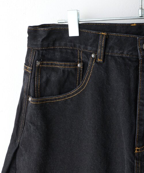 WHIMSIC（ウィムジック）の「【WHIMSIC/2サイズ展開/SETUP対応】サイドタックデニムパンツ（デニムパンツ・レディース・インディゴブルー/ブルー/ブラック・1/2）」の13枚目の写真