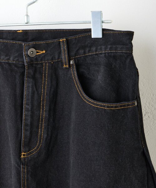 WHIMSIC（ウィムジック）の「【WHIMSIC/2サイズ展開/SETUP対応】サイドタックデニムパンツ（デニムパンツ・レディース・インディゴブルー/ブルー/ブラック・1/2）」の14枚目の写真