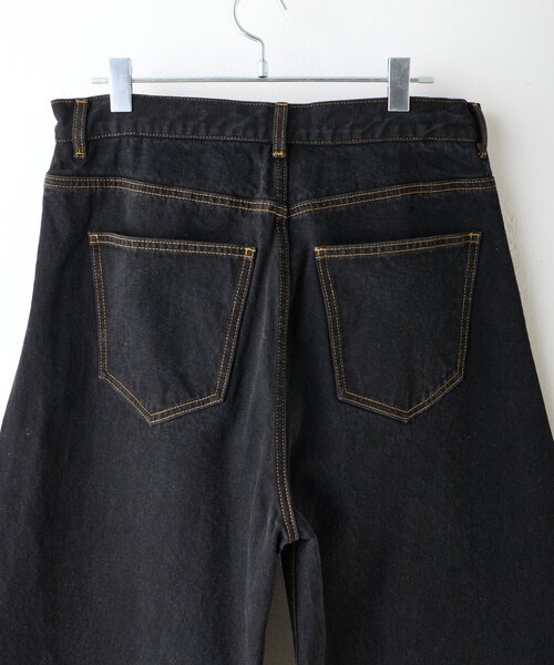 WHIMSIC（ウィムジック）の「【WHIMSIC/2サイズ展開/SETUP対応】サイドタックデニムパンツ（デニムパンツ・レディース・インディゴブルー/ブルー/ブラック・1/2）」の18枚目の写真