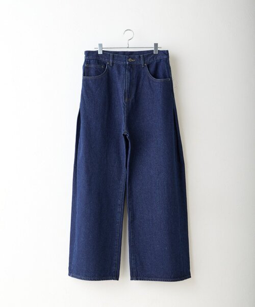 WHIMSIC(ウィムジック)の「【WHIMSIC/2サイズ展開/SETUP対応】サイドタックデニムパンツ(デニムパンツ・メンズ・インディゴブルー/ブルー/ブラック・1/2)」の4枚目の写真