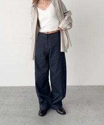 CANAL JEAN | El mar サイドシームコットンパンツ(その他パンツ)