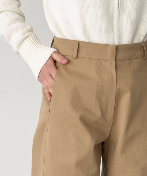 CANAL JEAN（キャナルジーン）の「El mar　サイドシームコットンパンツ（その他パンツ・レディース・ネイビー/ベージュ・MEDIUM/SMALL）」の12枚目の写真