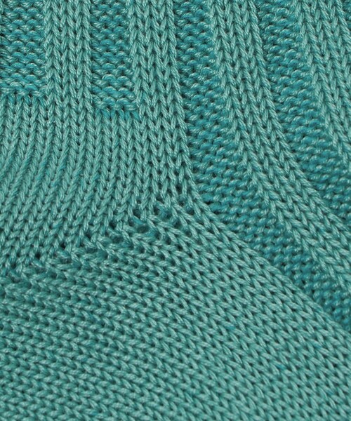 green label relaxing（グリーンレーベルリラクシング）の「リブ ソリッド ソックス（ソックス/靴下・メンズ・ベージュ/コバルトブルー/ピンク/ダークグレー/ケリーグリーン/ライトグレー・FREE）」の15枚目の写真