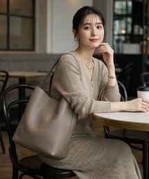 STYLE DELI（スタイルデリ）の「【DELI by】ミニマルバケットリアルレザーバッグ（ラージ）（トートバッグ）」