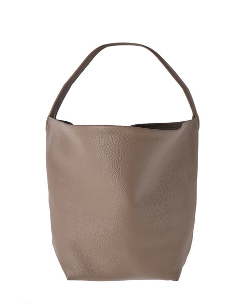 STYLE DELI（スタイルデリ）の「【DELI by】ミニマルバケットリアルレザーバッグ（ラージ）（トートバッグ・レディース・ブラウン/ブラック/キャメル・FREE）」の11枚目の写真