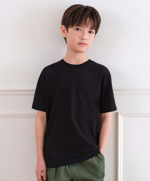 [クールスタンダード] リラックスドクルーネックTシャツ [ブラック]