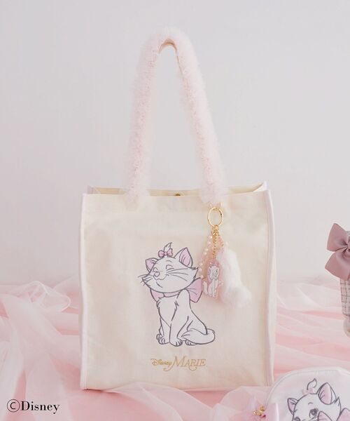 Disney Marie/フリルハンドルトートバッグ（トートバッグ）｜Disney