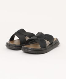 Lace Ladies（レースレディース）の「ツイスト ベルト オープン フラット サンダル（ルームシューズ/スリッパ）」