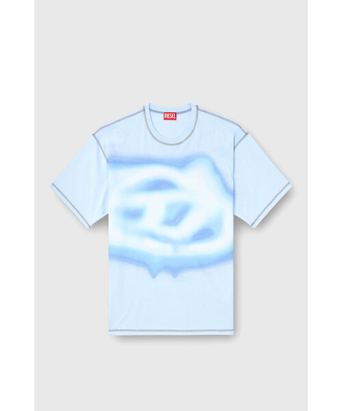 DIESEL(ディーゼル)の「メンズ Tシャツ T-BOXT-V11(Tシャツ/カットソー・メンズ・ライトインディゴブルー・SMALL/MEDIUM/X-SMALL/X-LARGE/XX-LARGE/XXX-LARGE/LARGE)」の5枚目の写真