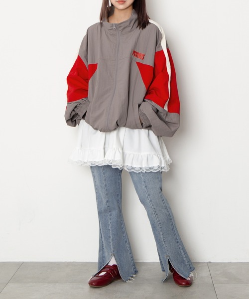 PUNYUS（プニュズ）の「レースティアードミニスカート（スカート・レディース・ブラック/ホワイト・1/2/3/4/5）」の12枚目の写真