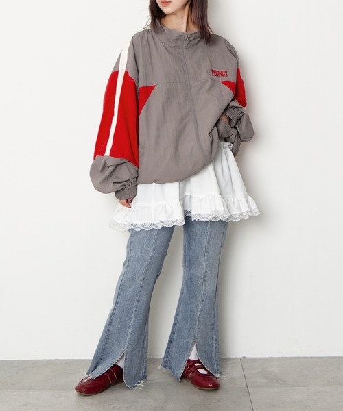 PUNYUS（プニュズ）の「レースティアードミニスカート（スカート・レディース・ブラック/ホワイト・1/2/3/4/5）」の13枚目の写真