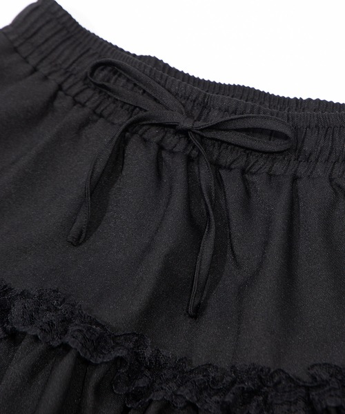 PUNYUS（プニュズ）の「レースティアードミニスカート（スカート・レディース・ブラック/ホワイト・1/2/3/4/5）」の17枚目の写真