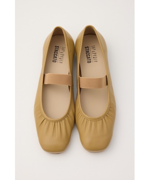 STACCATO（スタッカート）の「ナーヴィライトバレリーナ（バレエシューズ・レディース・マスタード/ブラック・24cm/23cm/22.5cm/23.5cm）」の2枚目の写真