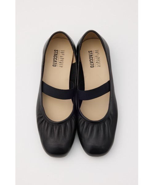 STACCATO（スタッカート）の「ナーヴィライトバレリーナ（バレエシューズ・レディース・マスタード/ブラック・24cm/23cm/22.5cm/23.5cm）」の7枚目の写真