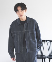 GLOBAL WORK（グローバルワーク）の「クリーンデニム/トラッカージャケット/CLEAN MODE/646026（ブルゾン）」