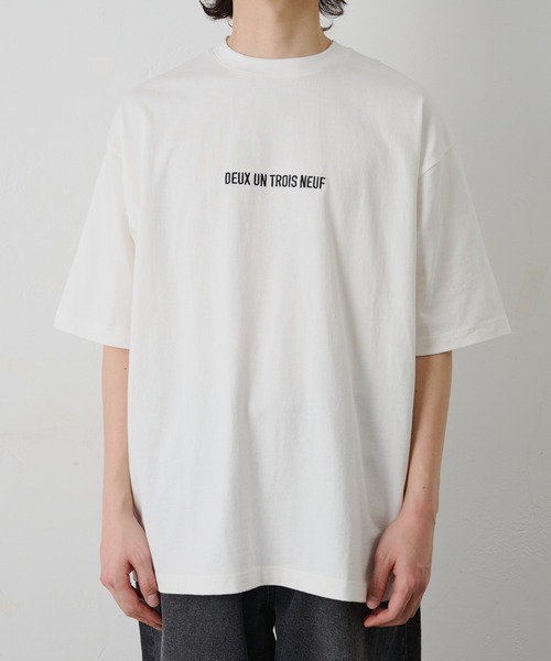 COLONY 2139(コロニートゥーワンスリーナイン)の「2139刺繍ロゴTシャツ(Tシャツ/カットソー・メンズ・ブラック/ホワイト・LARGE/MEDIUM)」の18枚目の写真