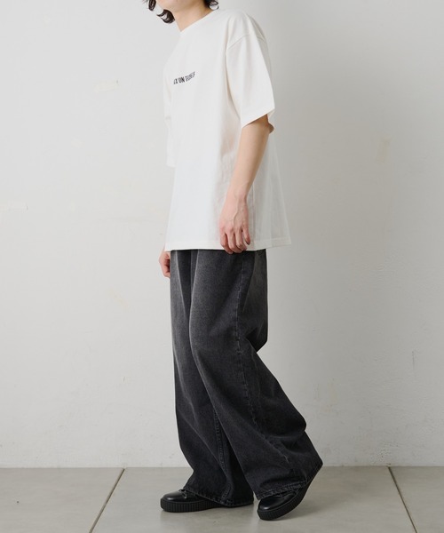 COLONY 2139(コロニートゥーワンスリーナイン)の「2139刺繍ロゴTシャツ(Tシャツ/カットソー・メンズ・ブラック/ホワイト・LARGE/MEDIUM)」の7枚目の写真