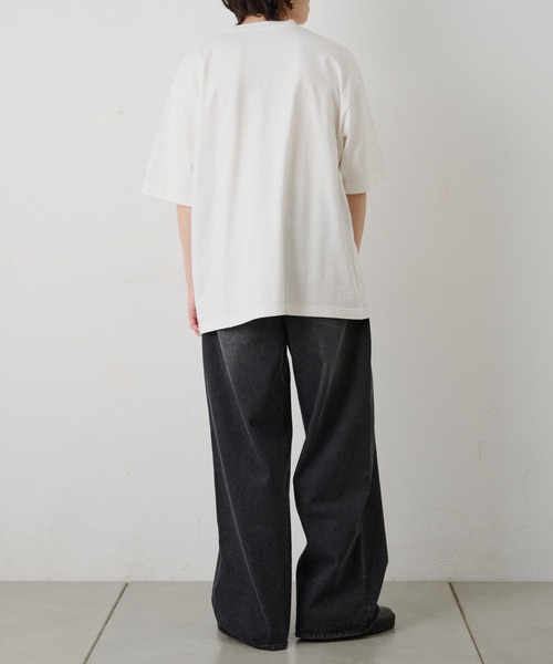 COLONY 2139(コロニートゥーワンスリーナイン)の「2139刺繍ロゴTシャツ(Tシャツ/カットソー・メンズ・ブラック/ホワイト・LARGE/MEDIUM)」の8枚目の写真