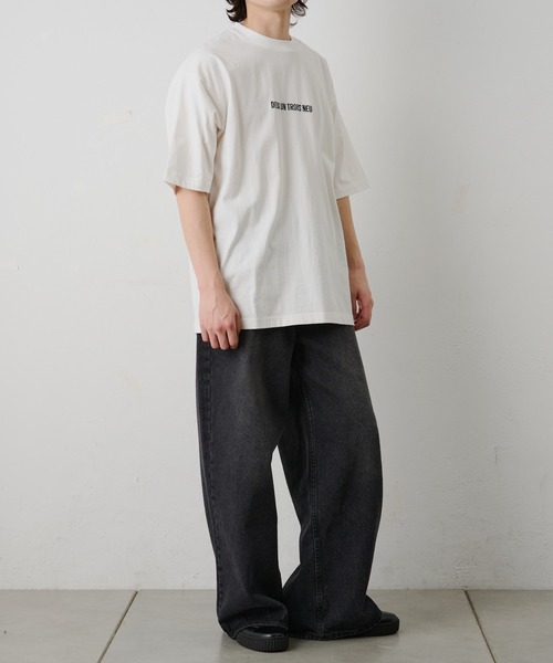 COLONY 2139(コロニートゥーワンスリーナイン)の「2139刺繍ロゴTシャツ(Tシャツ/カットソー・メンズ・ブラック/ホワイト・LARGE/MEDIUM)」の9枚目の写真