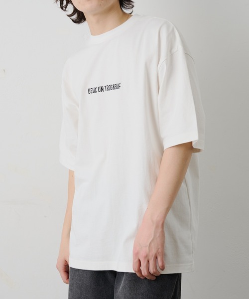 COLONY 2139(コロニートゥーワンスリーナイン)の「2139刺繍ロゴTシャツ(Tシャツ/カットソー・メンズ・ブラック/ホワイト・LARGE/MEDIUM)」の3枚目の写真