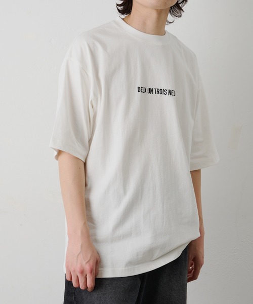 COLONY 2139(コロニートゥーワンスリーナイン)の「2139刺繍ロゴTシャツ(Tシャツ/カットソー・メンズ・ブラック/ホワイト・LARGE/MEDIUM)」の5枚目の写真