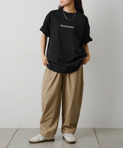 COLONY 2139(コロニートゥーワンスリーナイン)の「2139刺繍ロゴTシャツ(Tシャツ/カットソー・メンズ・ブラック/ホワイト・LARGE/MEDIUM)」の14枚目の写真