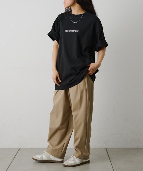 COLONY 2139(コロニートゥーワンスリーナイン)の「2139刺繍ロゴTシャツ(Tシャツ/カットソー・メンズ・ブラック/ホワイト・LARGE/MEDIUM)」の15枚目の写真