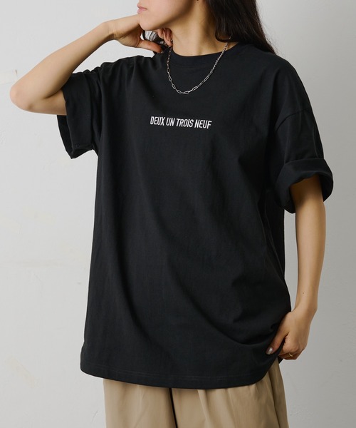 COLONY 2139(コロニートゥーワンスリーナイン)の「2139刺繍ロゴTシャツ(Tシャツ/カットソー・メンズ・ブラック/ホワイト・LARGE/MEDIUM)」の10枚目の写真