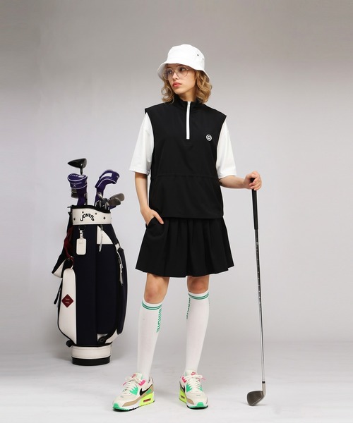 antiqua(アンティカ)の「【STCH】ミニ丈 プリーツ スコート(スカート・レディース・イエロー/ホワイト/ブラック・ONESIZE)」の9枚目の写真