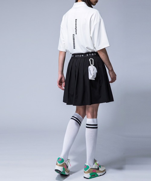 antiqua(アンティカ)の「【STCH】ミニ丈 プリーツ スコート(スカート・レディース・イエロー/ホワイト/ブラック・ONESIZE)」の8枚目の写真