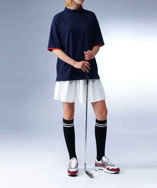 antiqua(アンティカ)の「【STCH】ミニ丈 プリーツ スコート(スカート・レディース・イエロー/ホワイト/ブラック・ONESIZE)」の6枚目の写真