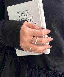 CAPRICIEUX LE'MAGE（カプリシューレマージュ）の「〈GOLDY/ゴールディ〉淡水パール3SETリング（リング）」