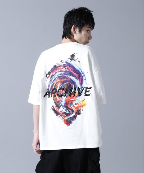 A4A(エーフォーエー)の「A4A/エーフォーエー/WHEEL S/S TEE(Tシャツ/カットソー・メンズ・ホワイト/ブラック・L/M)」の1枚目の写真