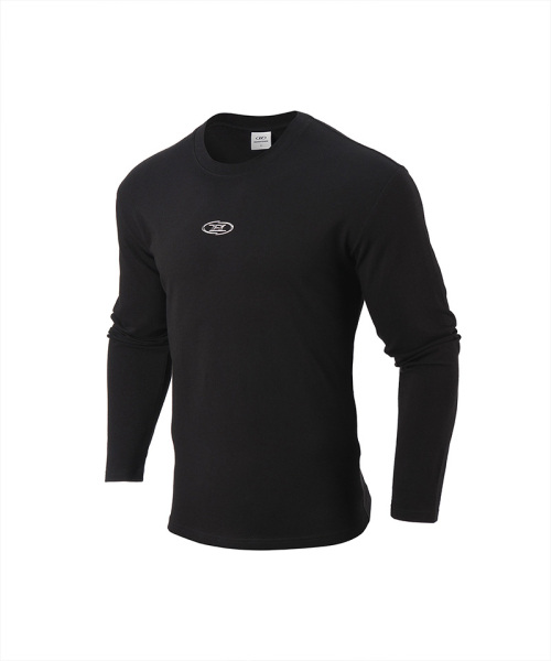 BORN TO WIN（ボーントゥウィン）の「SILVER B LOGO MUSCLE FIT LONG SLEEVE [BLACK]（Tシャツ/カットソー・メンズ・その他・1/2/4/3）」の2枚目の写真