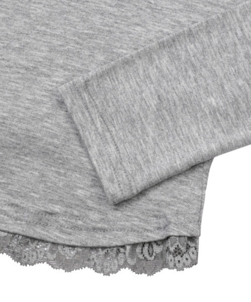 A'GEM/9 × .kom 『MUCENT/ムセント』 SUNNIOR LACE V-NECK LONG SLEEVE