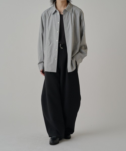 Lui's（ルイス）の「パターン切替デザインシャツ（シャツ/ブラウス・メンズ・グレー/ブラック・S/M）」の19枚目の写真