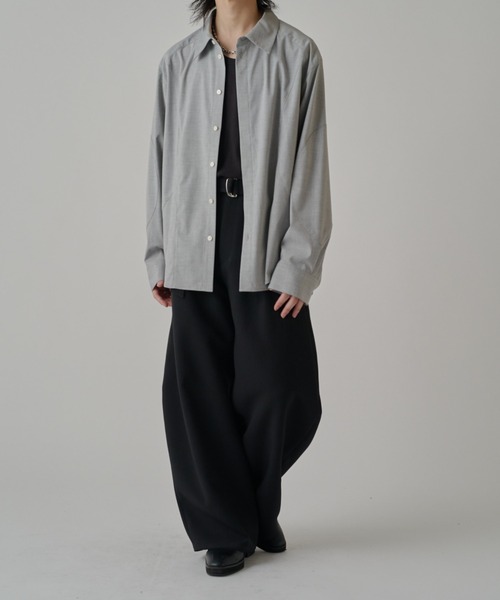Lui's（ルイス）の「パターン切替デザインシャツ（シャツ/ブラウス・メンズ・グレー/ブラック・S/M）」の21枚目の写真