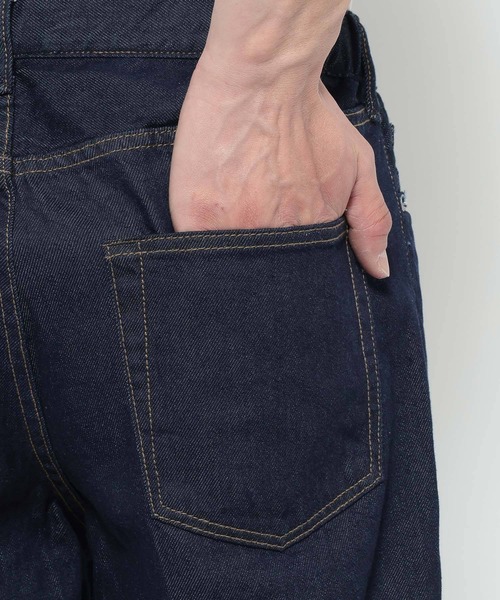 RAGEBLUE（レイジブルー）の「10oz Denim Wide Flare Pants/デニムワイドフレアパンツ（デニムパンツ・メンズ・ブルー/ネイビー/グレー・MEDIUM/LARGE/SMALL）」の6枚目の写真