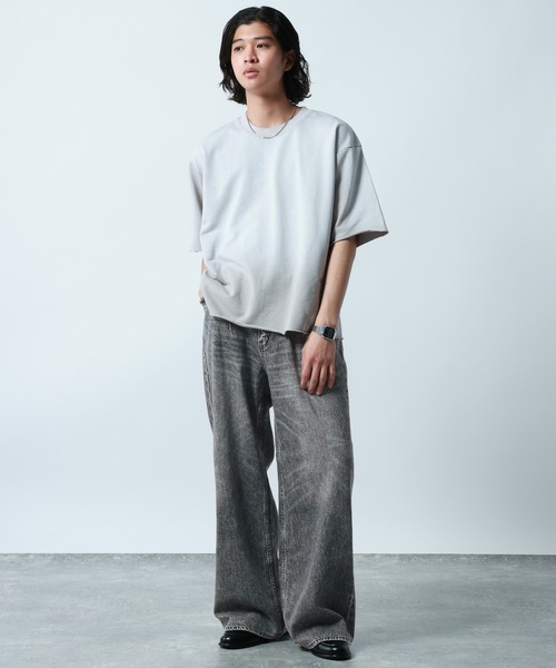 RAGEBLUE（レイジブルー）の「10oz Denim Wide Flare Pants/デニムワイドフレアパンツ（デニムパンツ・メンズ・ブルー/ネイビー/グレー・MEDIUM/LARGE/SMALL）」の12枚目の写真