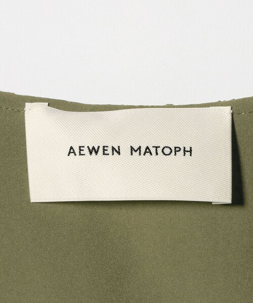 AEWEN MATOPH(イウエン マトフ)の「<AEWEN MATOPH>フリルカシュクールノースリーブブラウス ‐ ウォッシャブル ‐(シャツ/ブラウス・レディース・オリーブ/ネイビー・FREE)」の21枚目の写真