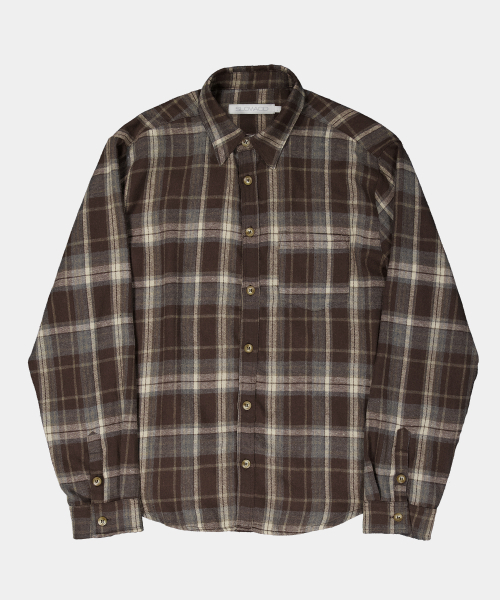 SLOWACID（スローアシッド）の「オールデイコージチェックシャツ[ブラウン]（シャツ/ブラウス・レディース・その他・MEDIUM/LARGE）」の4枚目の写真