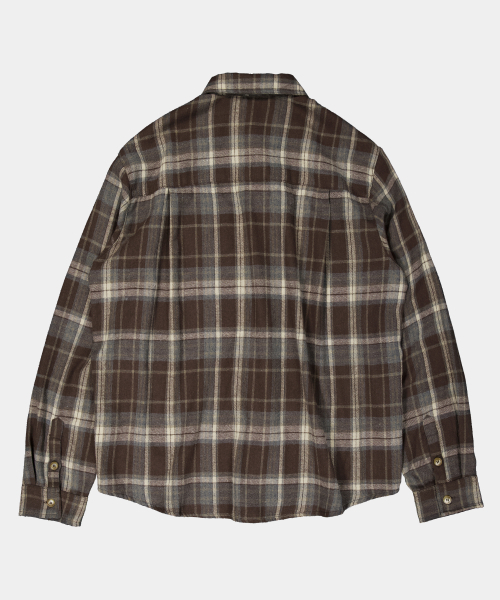 SLOWACID（スローアシッド）の「オールデイコージチェックシャツ[ブラウン]（シャツ/ブラウス・レディース・その他・MEDIUM/LARGE）」の5枚目の写真
