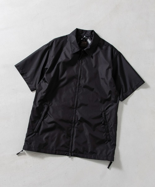 TAION（タイオン）の「【TAION(タイオン)】〈ユニセックス〉ノンダウン ミリタリー ファスナー ハーフスリーブ シャツ（シャツ/ブラウス・メンズ・ブラック/ダークオリーブ/オフホワイト/インディゴブルー/ライトインディゴブルー/ダークネイビー・XL/L/M/S/2XL/3XL）」の10枚目の写真