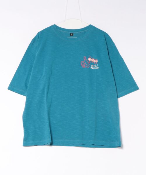 チャイハネ（チャイハネ）の「【チャイハネ】フォープリントメンズTシャツ（Tシャツ/カットソー・メンズ・ベージュ/イエロー/ブルー・FREE）」の6枚目の写真